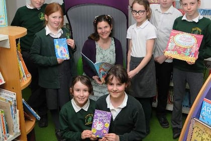Author is special guest at school