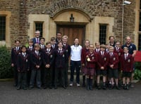 Hockey Olympian a hit with pupils