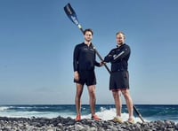 Pals nearing end of Atlantic rowing challenge