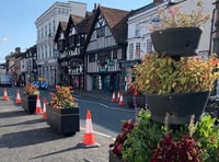 Farnham in Bloom as town centre barriers axed