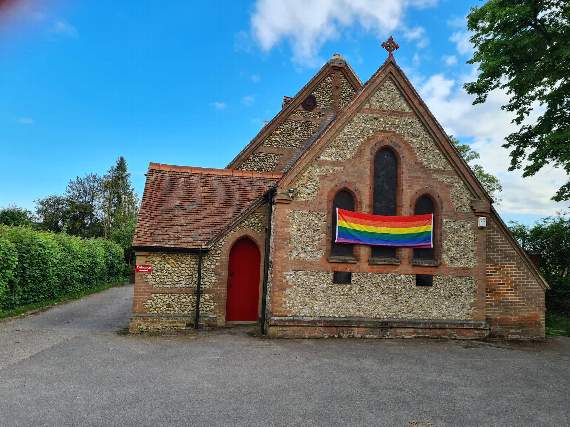 Vicar out to reverse centuries of cruelty with Pride services in Badshot Lea and Hale