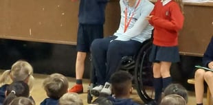 Paralympic gold medallist Kylie Grimes inspires pupils