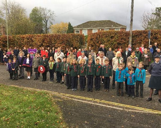 Children play their part in Remembrance