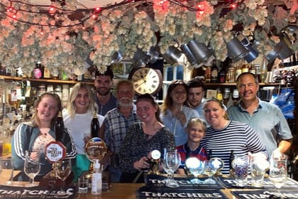 Landlord celebrates 40 years at the Half Moon in Northchapel