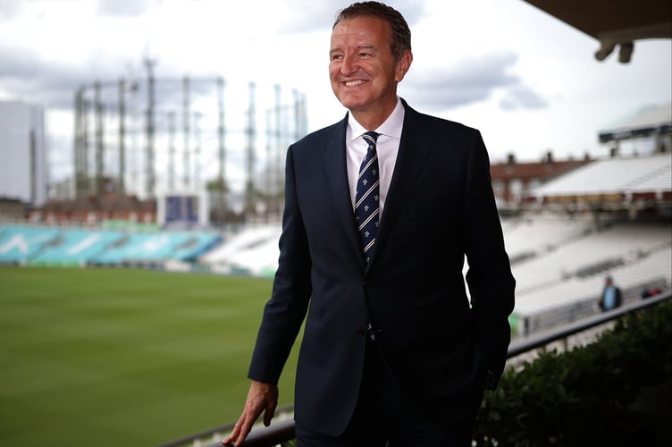 LONDON, ENGLAND - JUNE 29: Surrey Chairman Richard Thompson poses for a picture during the LV= Insurance County Championship match between Surrey and Kent at The Kia Oval on June 29, 2022 in London, England. (Photo by Ben Hoskins/Getty Images for Surrey CCC)