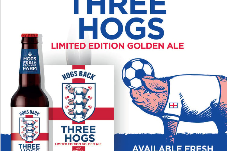 Hogs Back Brewery has brought back its limited edition Three Hogs golden ale for the 2022 Qatar World Cup