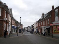 Alton footpath closed because of damage to neighbouring building