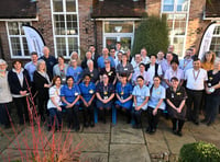 Historic staff photo recreated to mark centenary of Haslemere Hospital