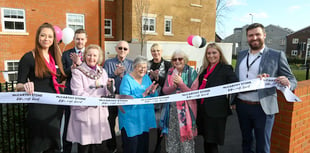 Alton town mayor Cllr Ginny Boxall opens retirement development