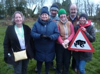 Newton Valence evening road closure for migrating toads