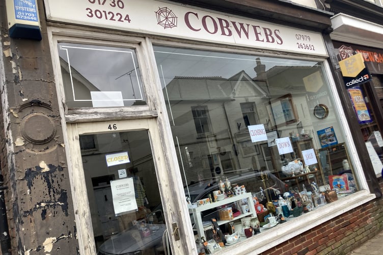 The Cobwebs store in Liss