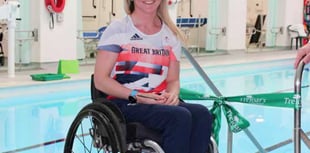 Paralympian opens new school pool at Treloar's in Alton