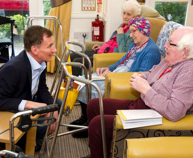 Jeremy Hunt pressed for more social care funding on Haslemere visit