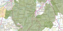 Find out which parts of Waverley could be included in the Surrey Hills