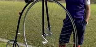 Rogate man cycling 300 miles in Outer Hebrides on penny farthing 