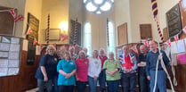 Coronation on big screen at St Matthew's Blackmoor and Whitehill