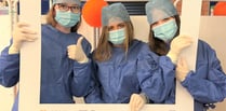 Students at Alton College get taste of an operating theatre