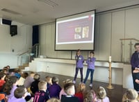 St Mary's Bentworth Primary School turns purple for Epilepsy Action