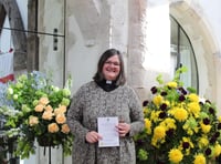 Coronation flower festival at St Peter's Church in Ropley