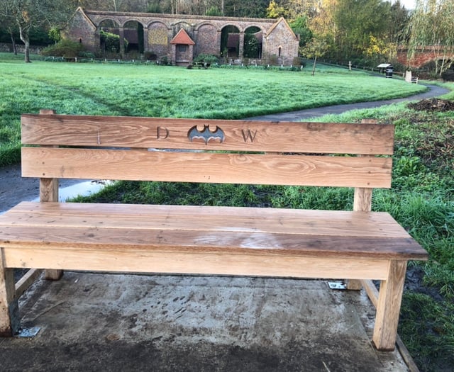 Touching story behind town's mysterious Batman bench by the River Wey