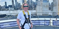 Grandmother from Holybourne walks across O2 roof for charity