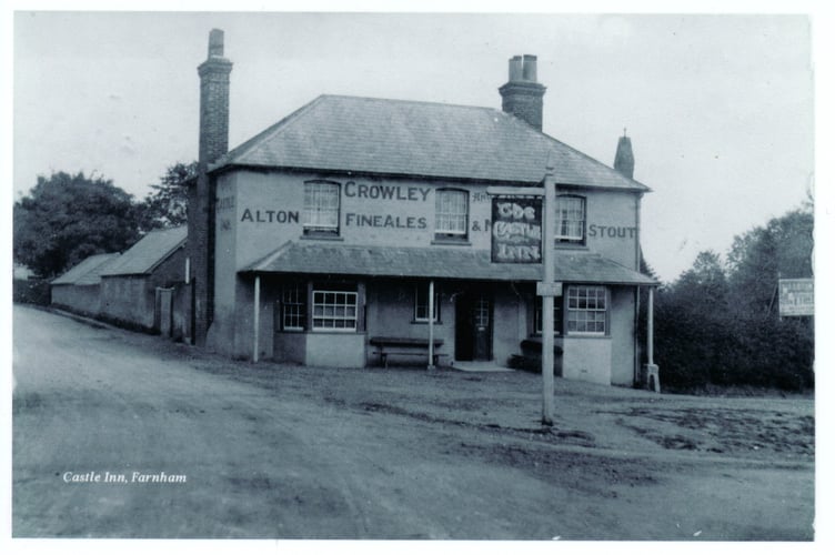 The Castle Inn in Upper Hale Road – now a Tesco Express