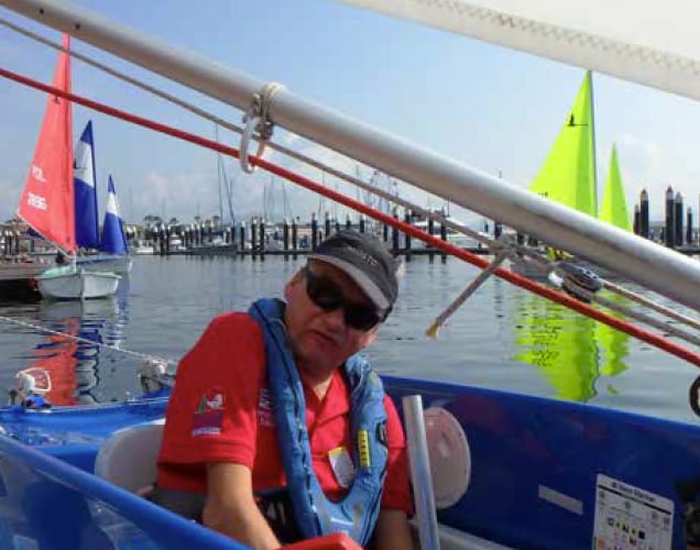 Paul Phillips, Frensham Pond Sailability, June 2023.