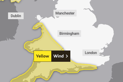 Storm Antoni to lash Hampshire with strong winds and rain over weekend