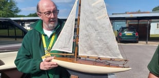 Model yacht built by German POWs among recent repair cafe successes