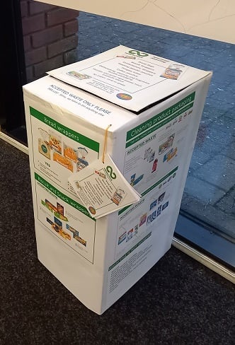 A Terracycle box at Alton Library