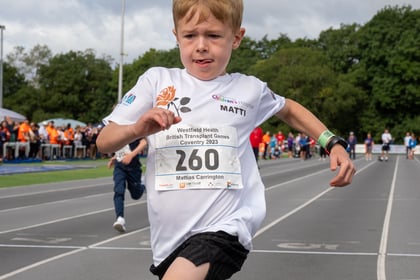 Farnham eight-year-old bags triple gold at British Transplant Games