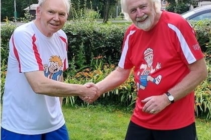 Community Ken and Tricky Dickie's charity run has already raised £2,000