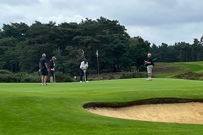 Hankley Golf Day was a hole in one for Phyllis Tuckwell fundraising