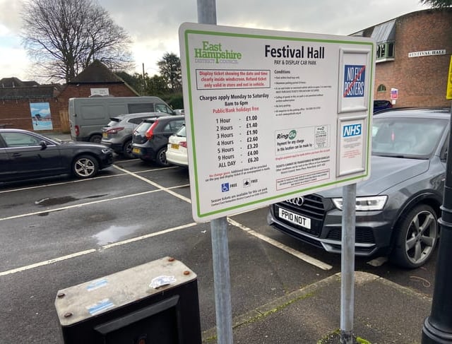 Charges at EHDC car parks in Petersfield and Alton could rise by 26.7%