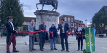 Restored statue of King William III "reopened" in Petersfield ceremony