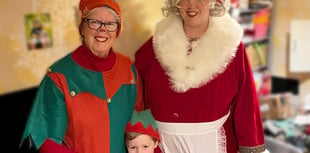 Mrs Claus is coming to town as Bordon mum  dresses the part for RSPCA