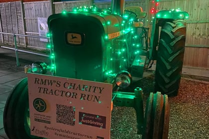 Decorated tractors to light up East Hampshire lanes for air ambulance