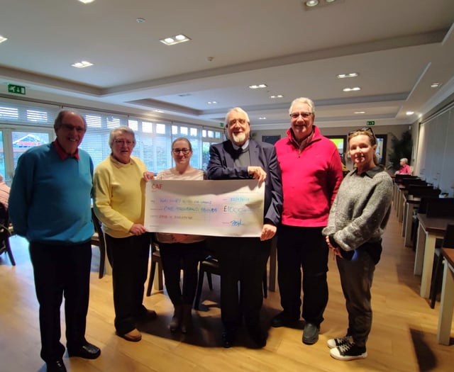 Driving change: Haslemere charity donates £4,000 to community groups