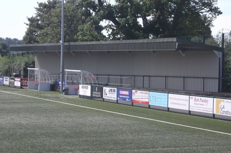 Alton FC terrace, July 18th 2017.