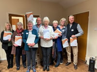 Alton Community Care drivers and co-ordinators receive certificates