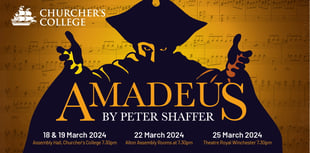 Students from Churcher's College presenting Mozart play Amadeus