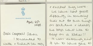 Handwritten Princess Diana letter to be sold at Haslemere auction