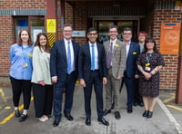 Prime Minister Rishi Sunak visits Woking Community Hospital