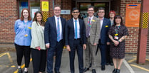 Prime Minister Rishi Sunak visits Woking Community Hospital