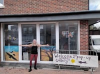 Pop-up community art gallery in old police station divides community