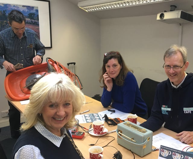 Threadbare teddy Rupert given a new lease of life at Repair Café