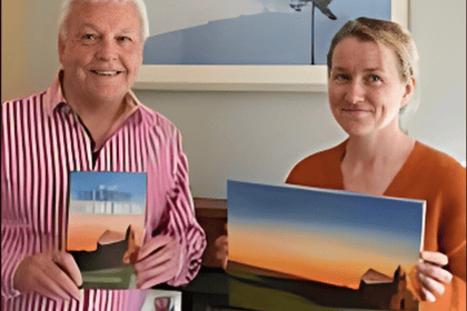 Local author and artist collaborate on book cover design