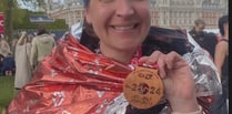 Haslemere's 'reading fairy' runs first London Marathon