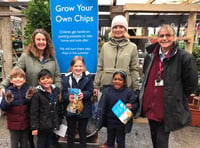 Squire's Garden Centres show pupils how to grow potatoes