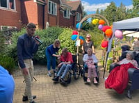 Care home gives Glastonbury a run for its money